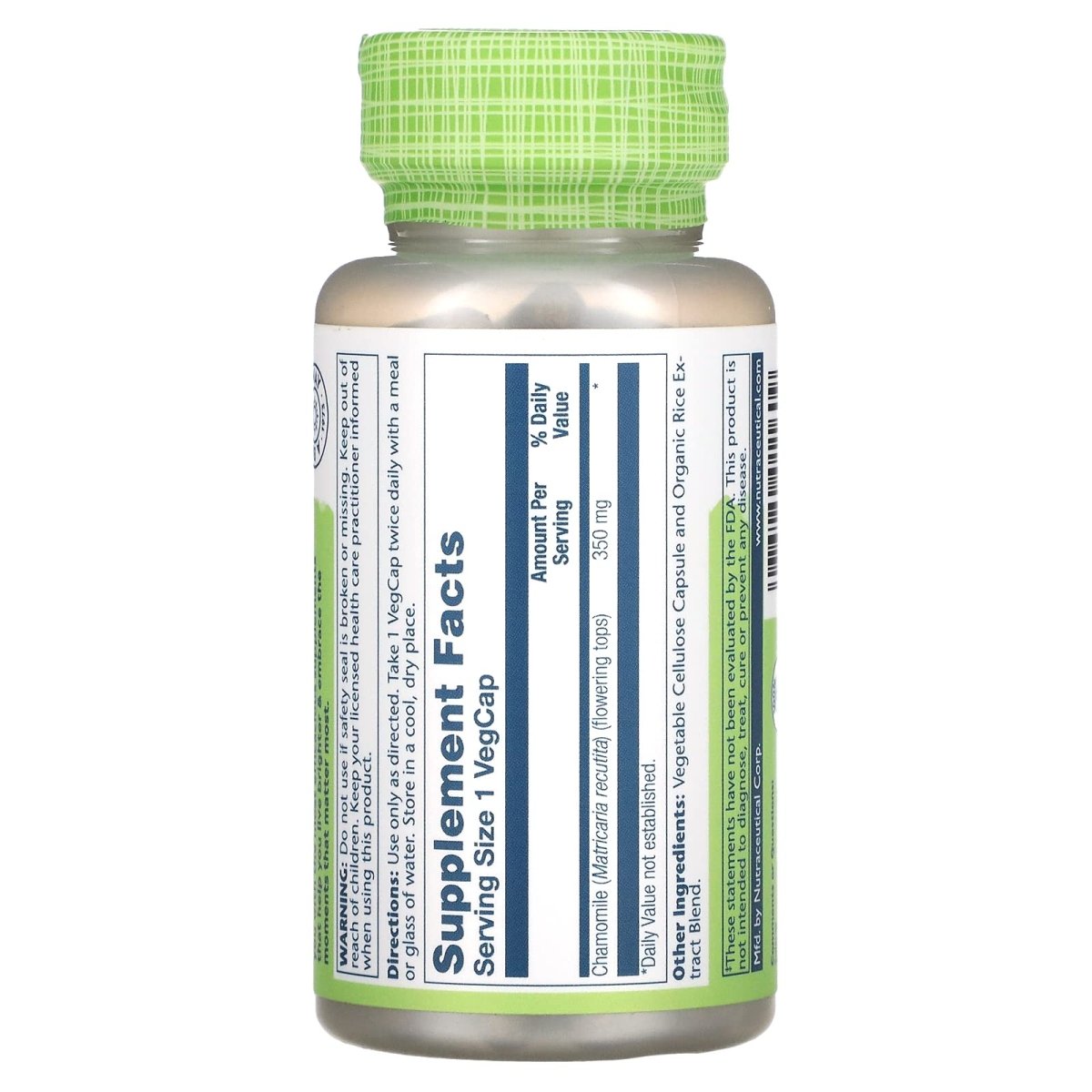 Solaray Chamomile 350 mg, 100 capsules