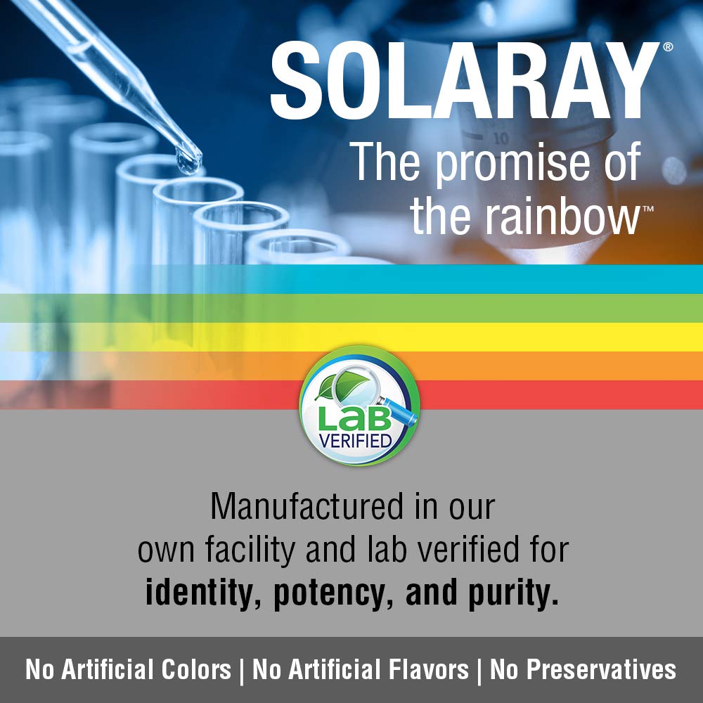 SOLARAY DL-Phenylalanine, 500mg | 50-50 Blend of Essential Amino Acids for Nervous System, Mood & Energy Support | 60 VegCaps