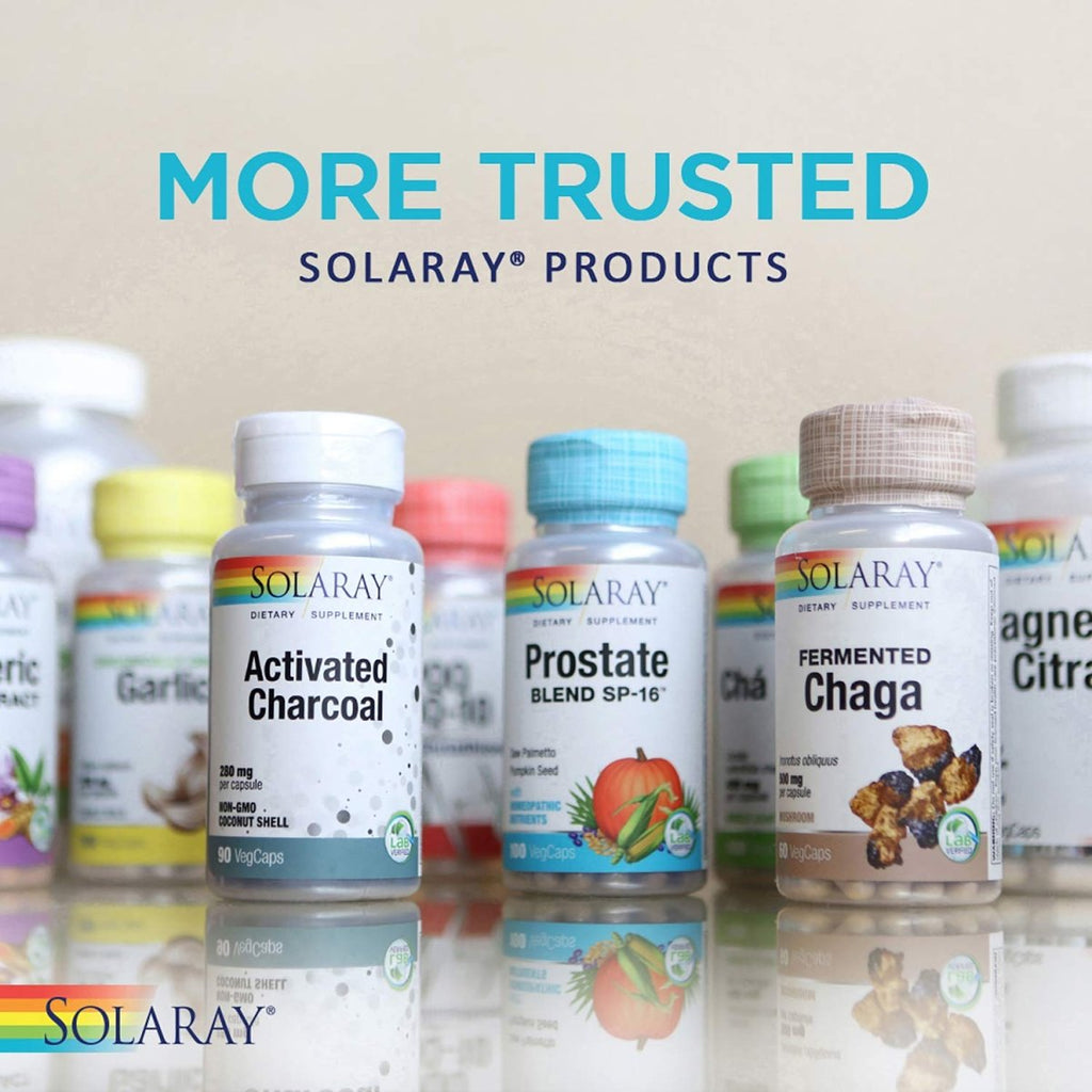 SOLARAY Grape Seed Extract 200 mg Plus Bioflavonoid Complex - 60 VegCaps - Healthy Cardiovascular & Blood Vessel Support