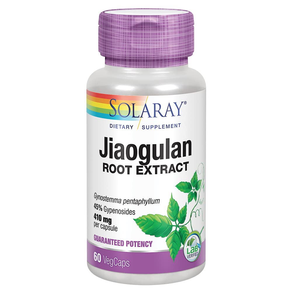 SOLARAY Jiaogulan, 410 mg, 60 VegCaps