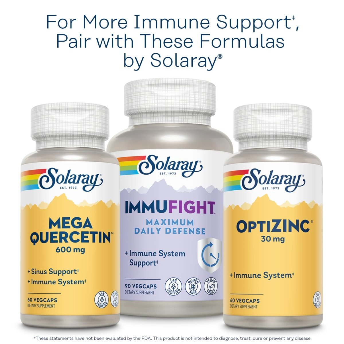 Solaray Liposomal Vitamin C 500 mg Healthy Immune System, Collagen Synthesis & Antioxidant Support Buffered w/Fatty Acids 100 VegCaps