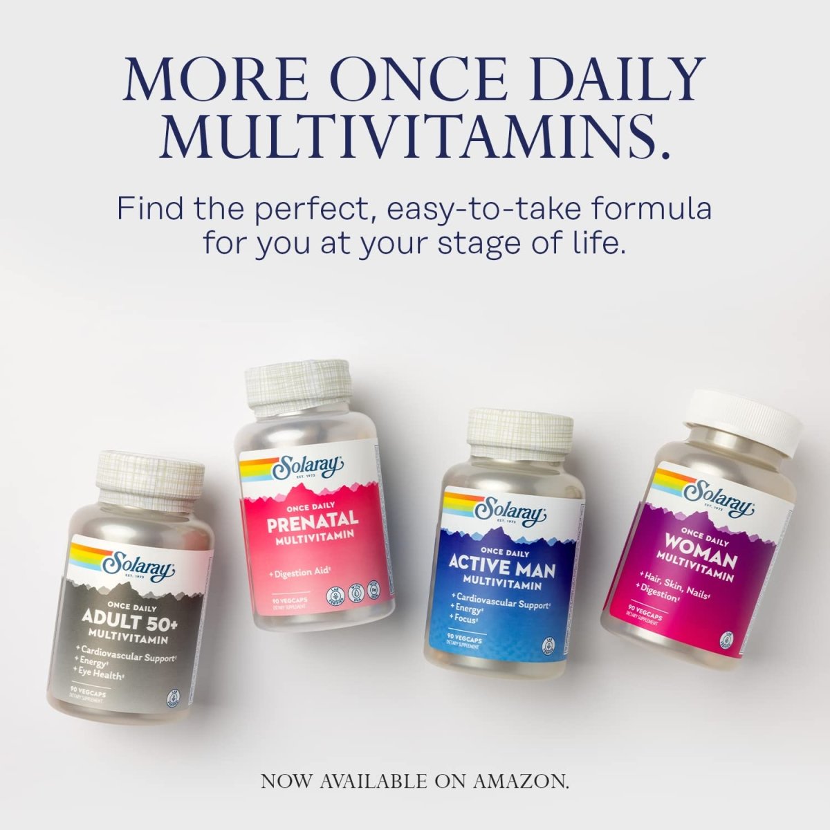 SOLARAY Once Daily High Energy Multivitamin 60 Vcaps