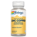 Solaray Zinc Copper Amino Acid Chelate - 100 VegCaps  47105